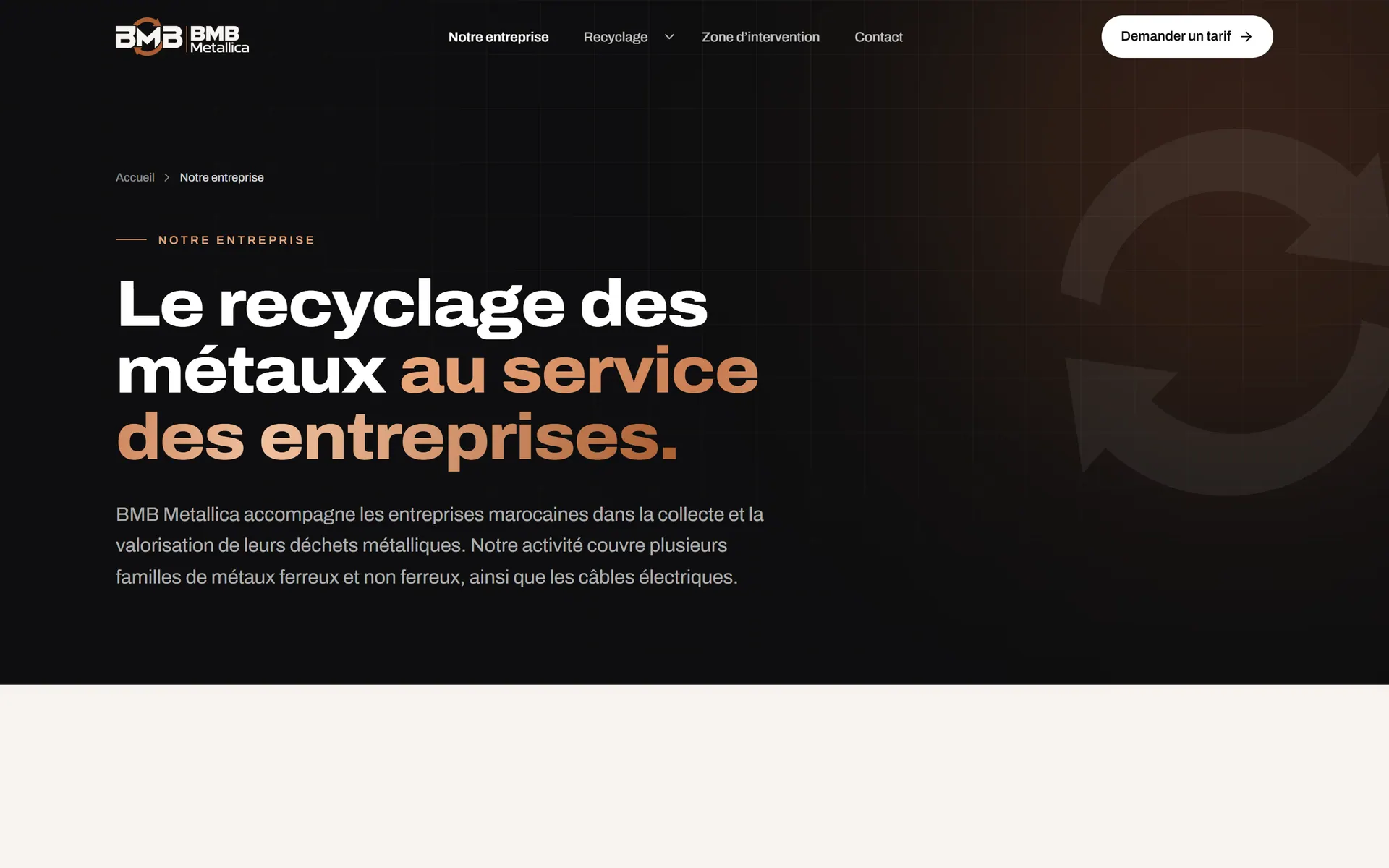 BMB Metallica — Page entreprise