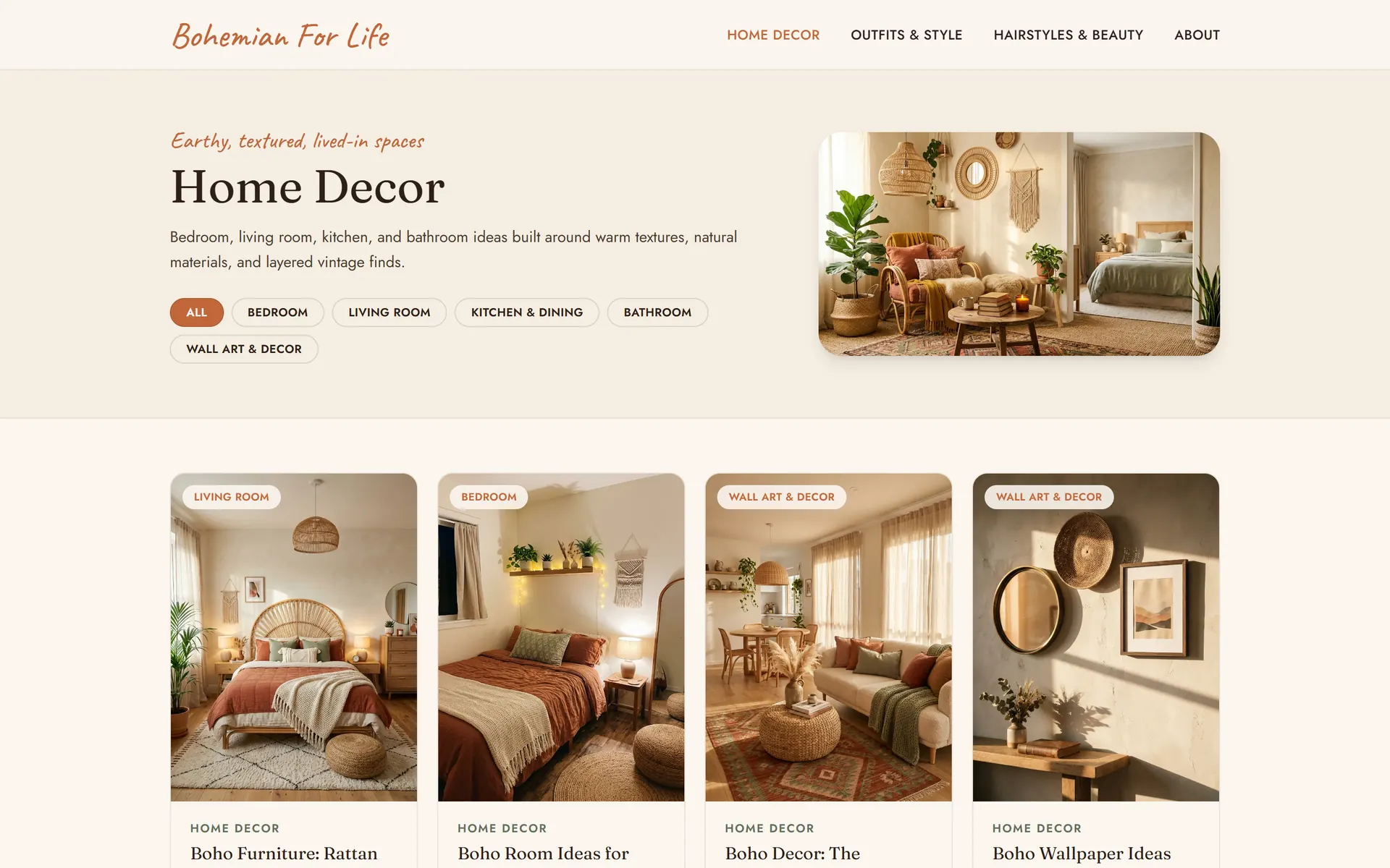 Bohemian For Life — Univers déco