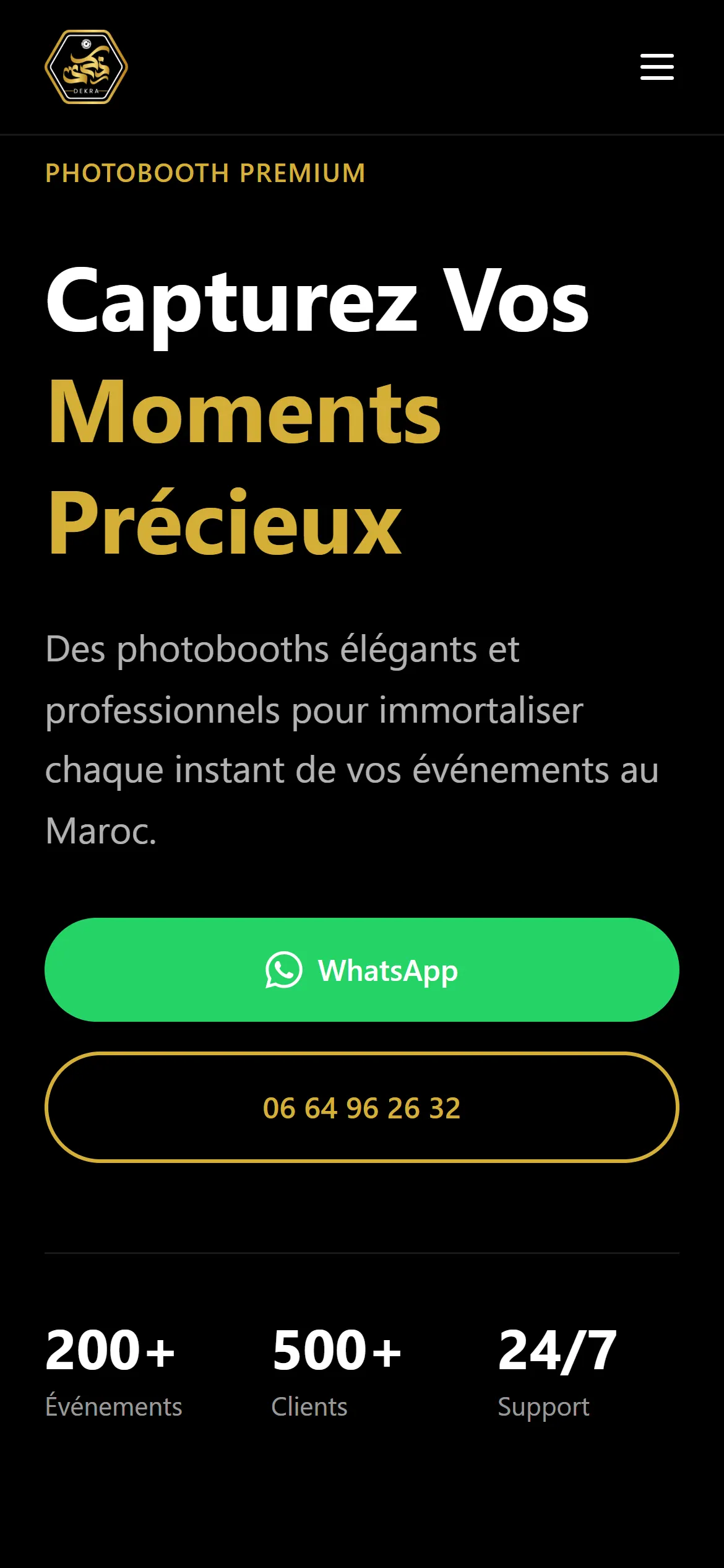 DikraBox — Accueil mobile