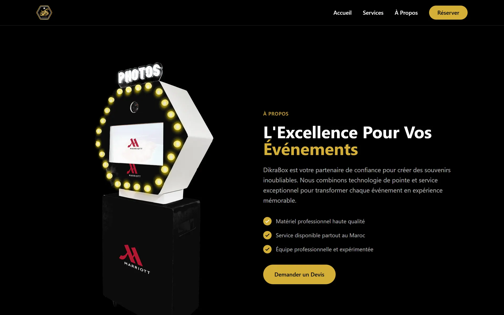 DikraBox — Templates photo personnalisés