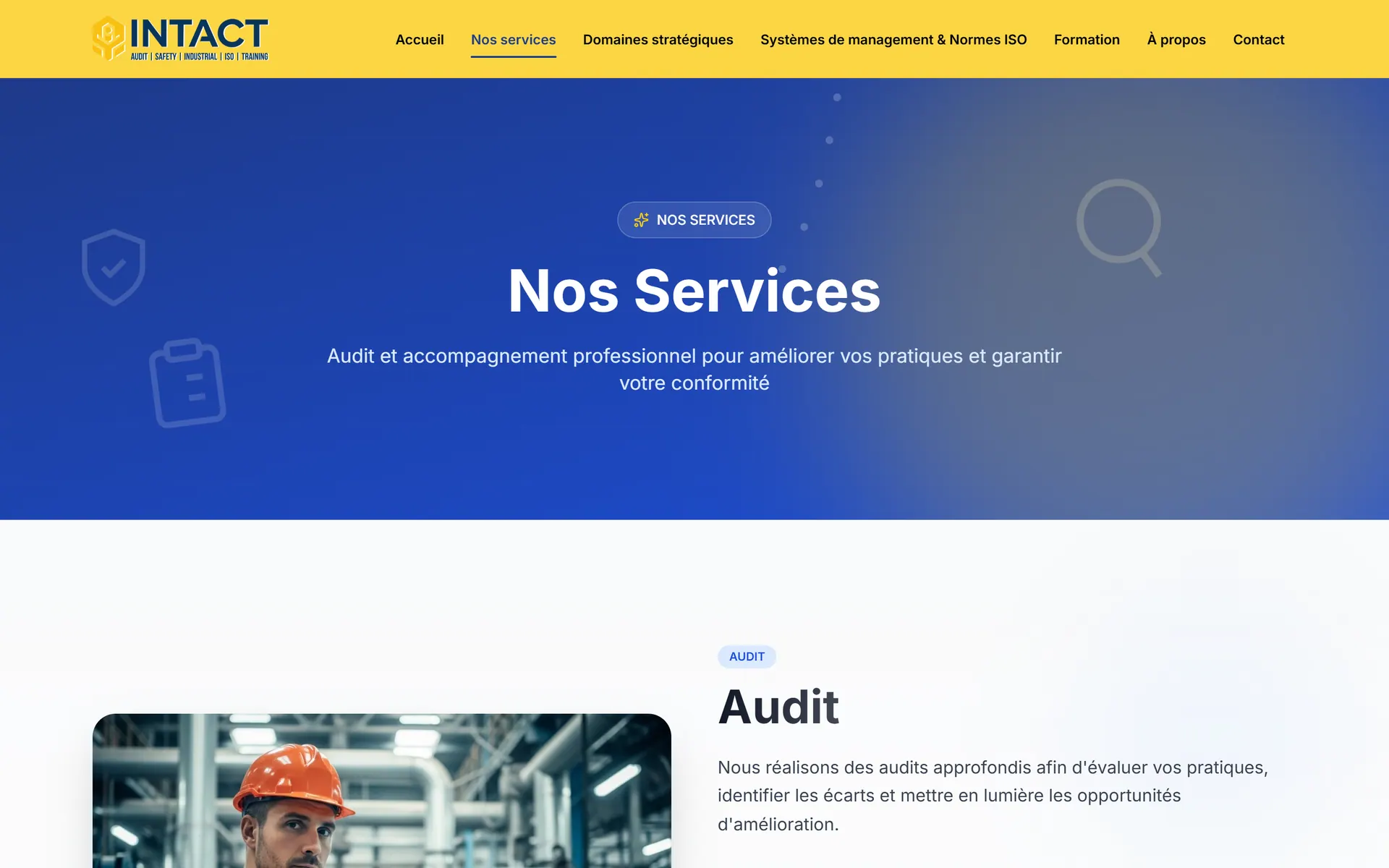 INTACT — Services